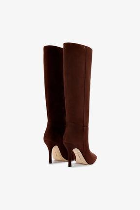 Bota Kate Camurça Marrom