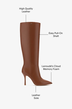 Bota Kate Couro Caramelo