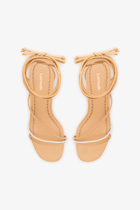 Sara Sandal In Tan Leather