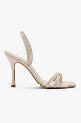 Sandália Annie Couro Off White