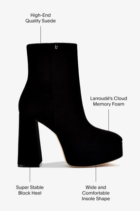 Bota Dolly Camurça Preto