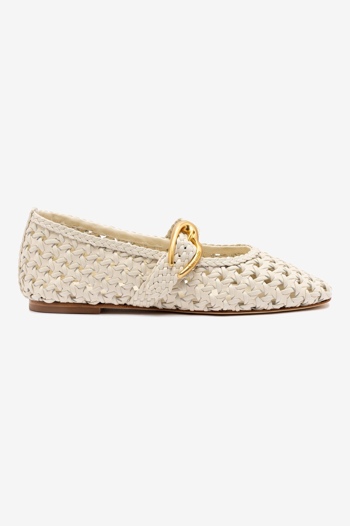 Sapatilha Verona New Macramê Couro Off White