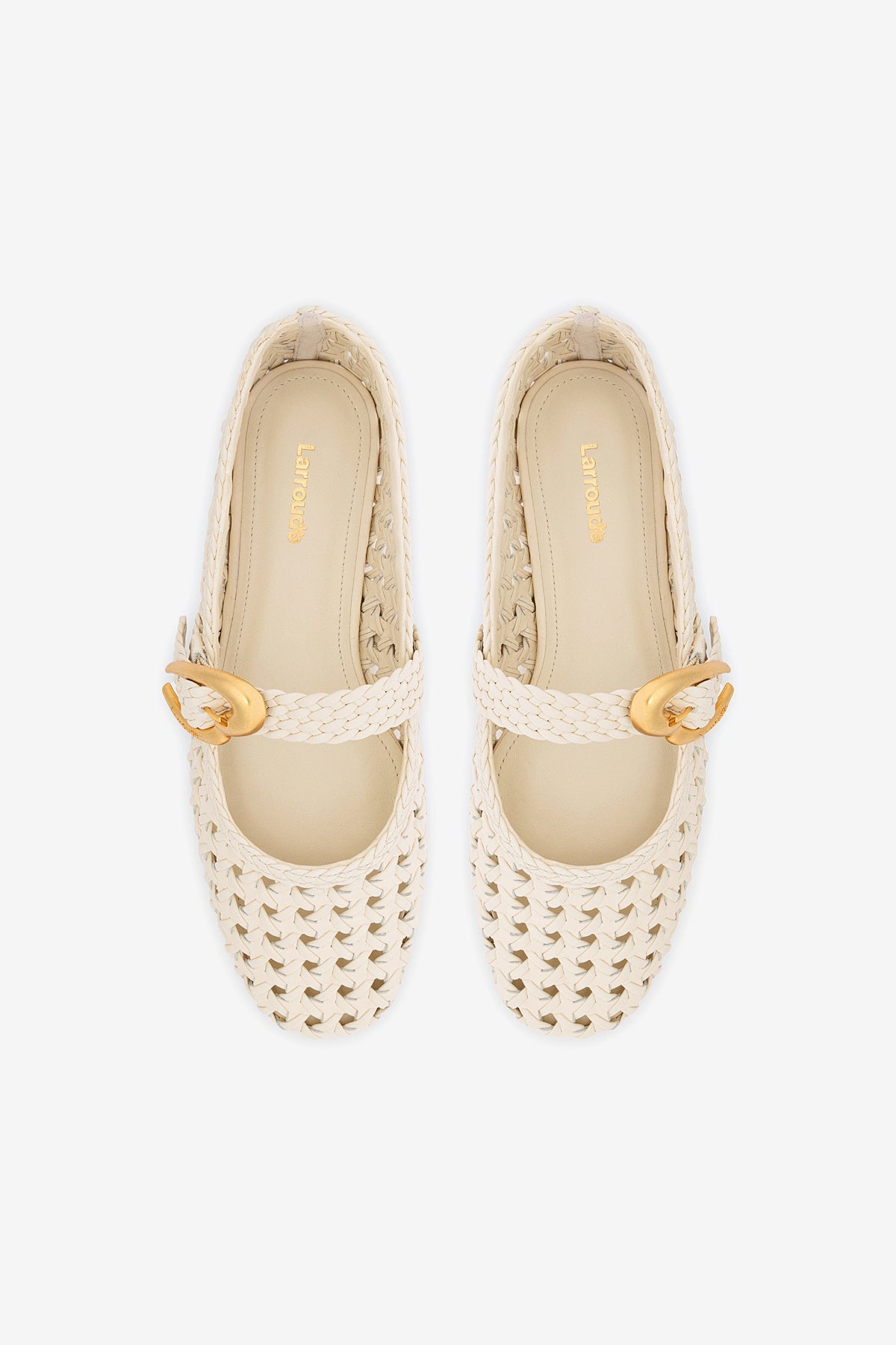 Sapatilha Verona New Macramê Couro Off White