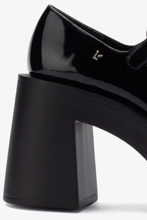 Scarpin Plataforma Olivia Couro Verniz Preto