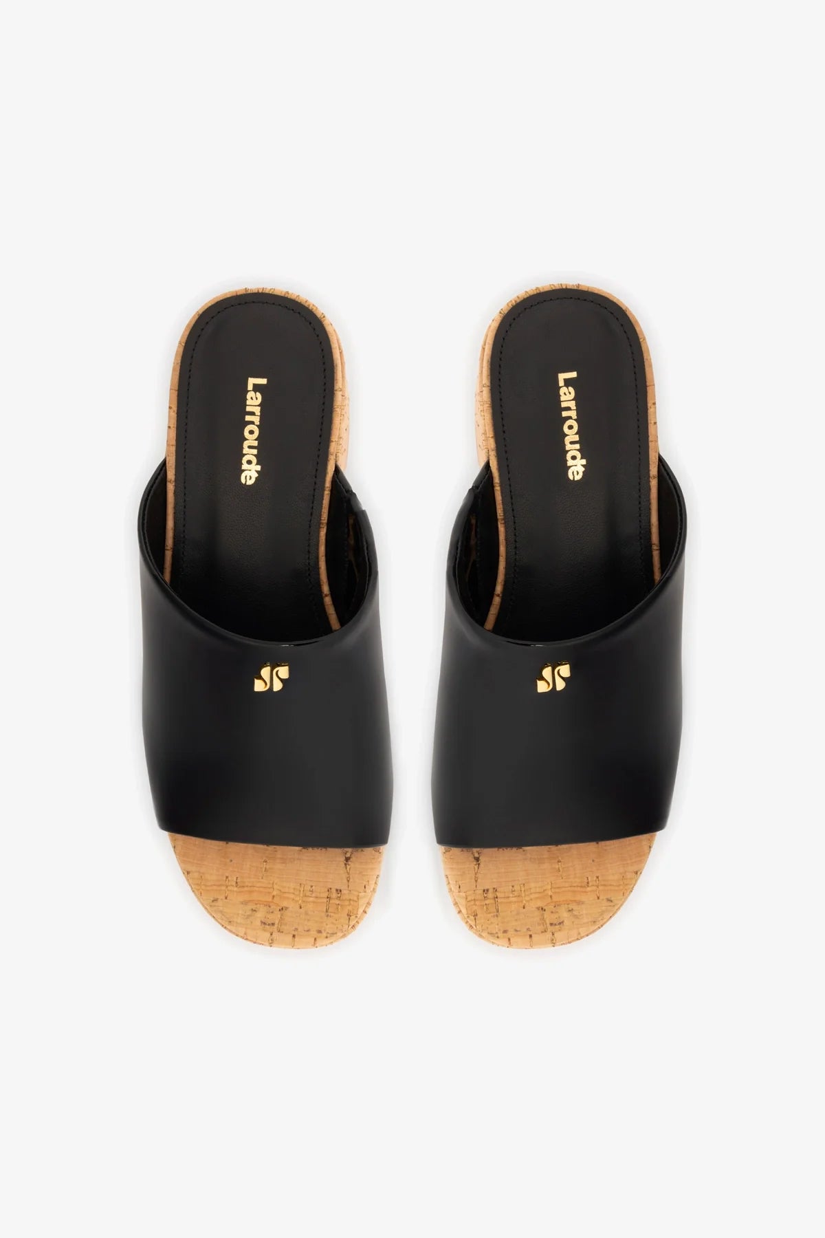 Mule Charli Couro Verniz Preto