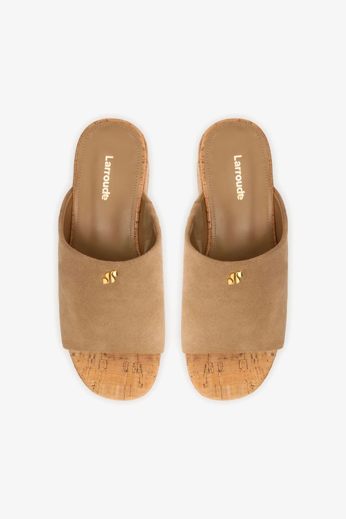 Mule Charli Camurça Caramelo