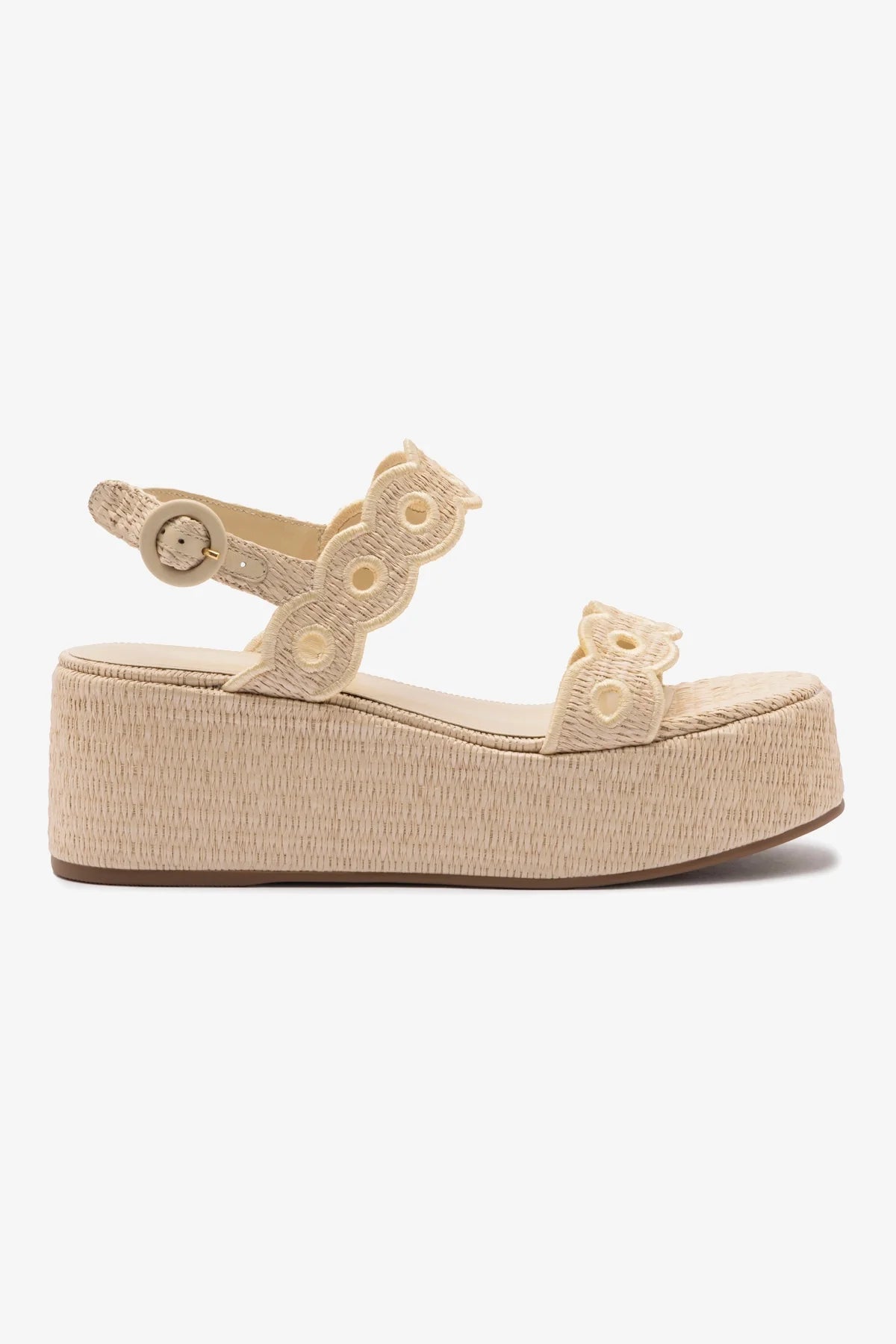 Flatform Florence Ráfia Natural