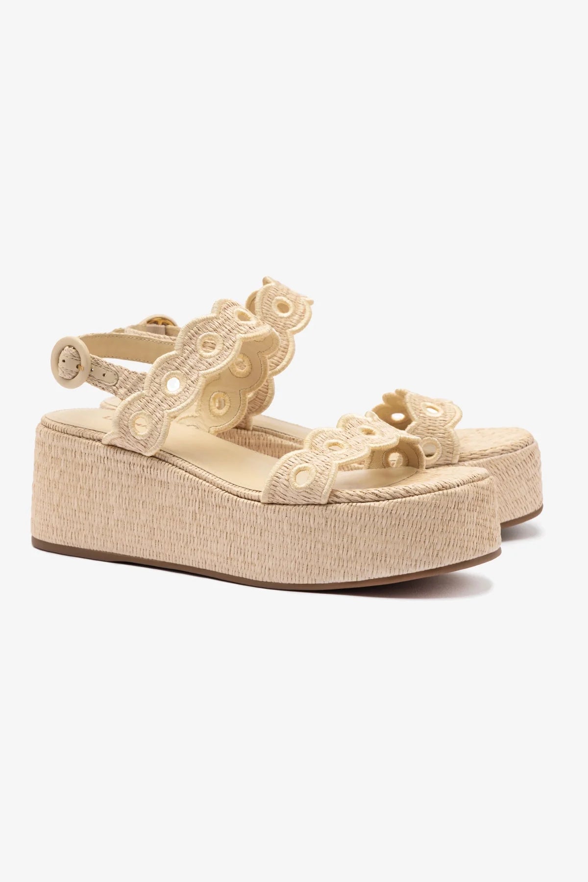 Flatform Florence Ráfia Natural