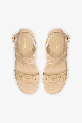 Flatform Florence Ráfia Natural