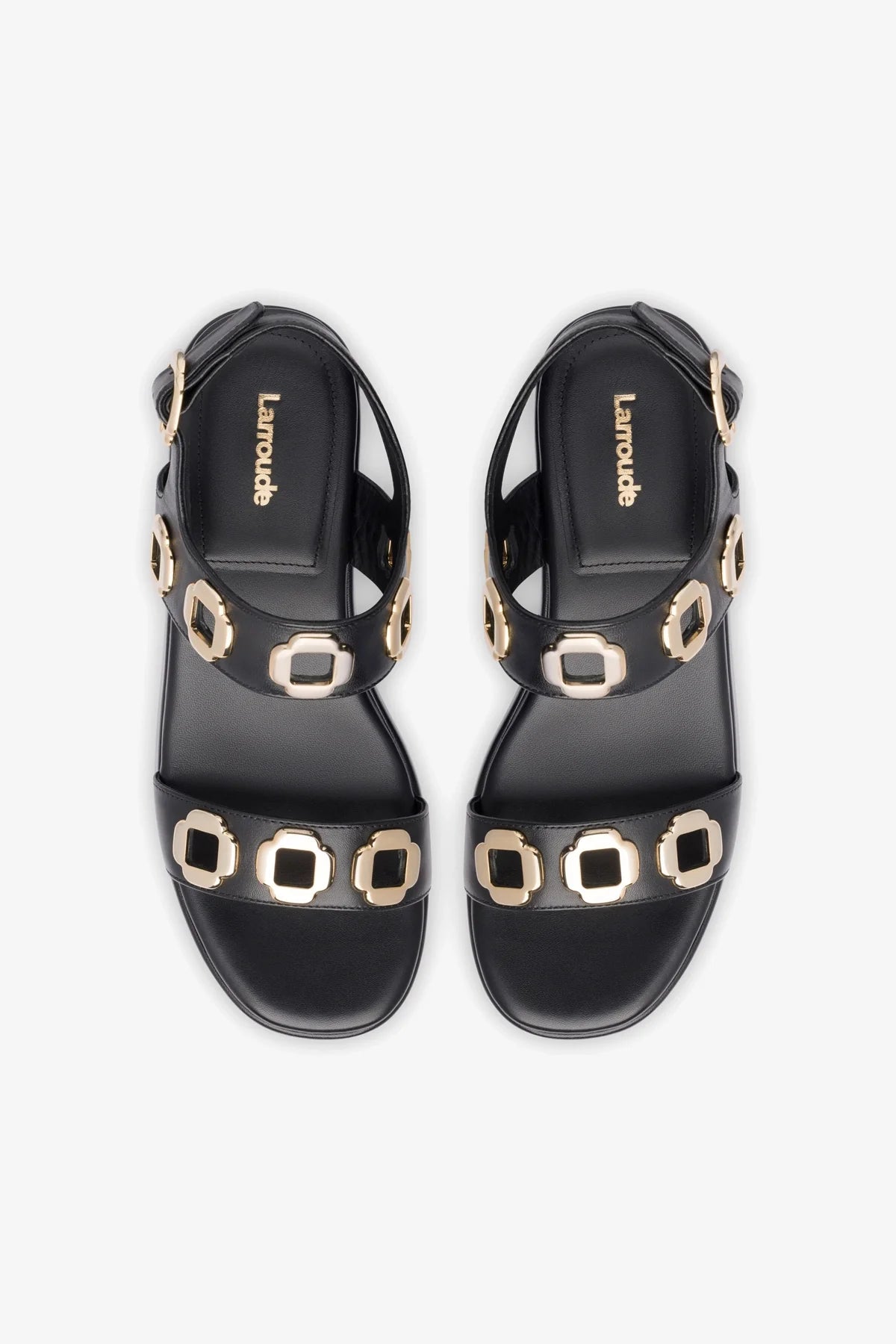 Flatform Milan Couro Preto