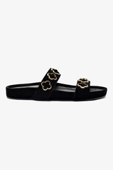 Flat Milan Piccolo Veludo Preto