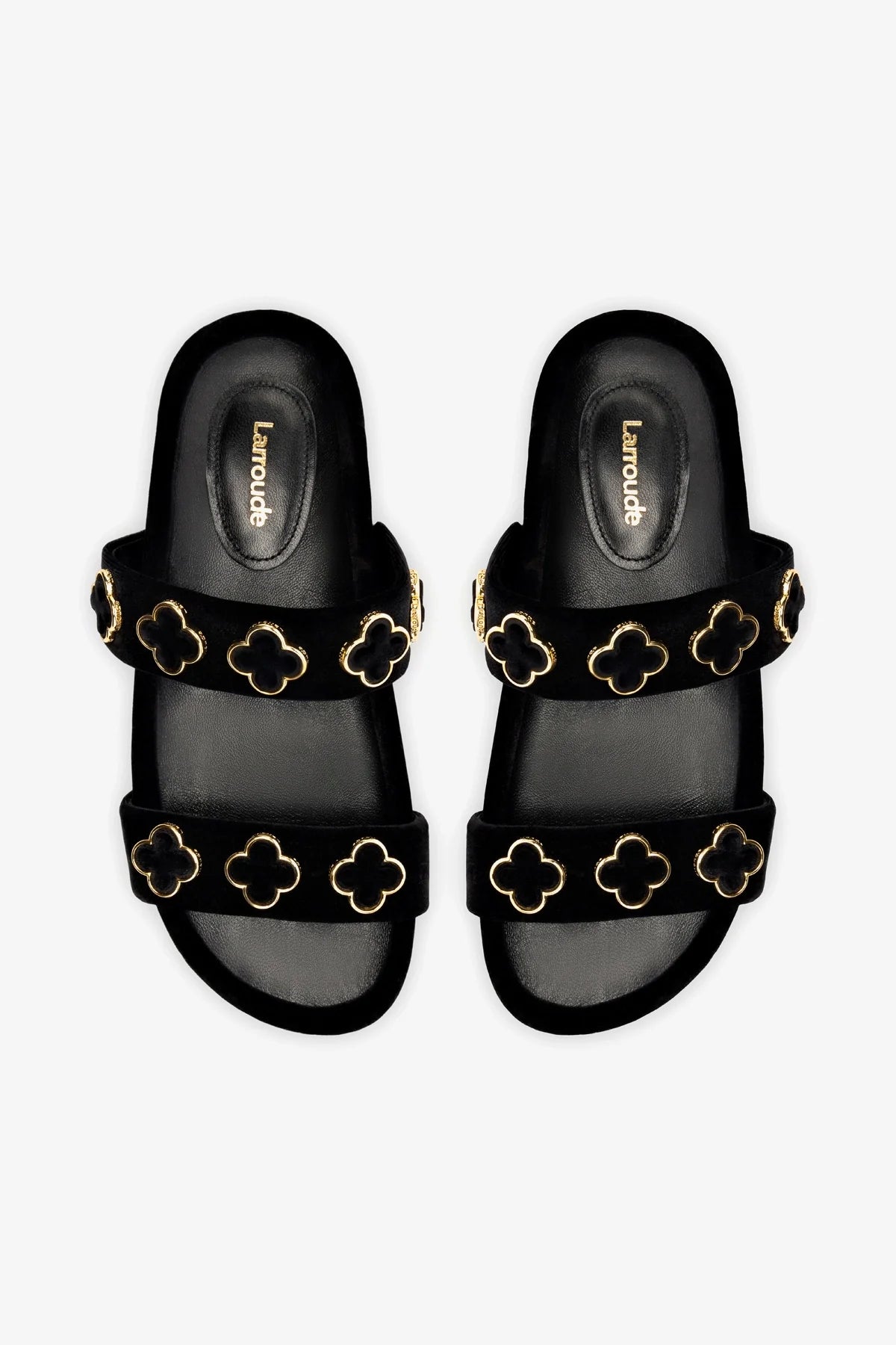 Flat Milan Piccolo Veludo Preto