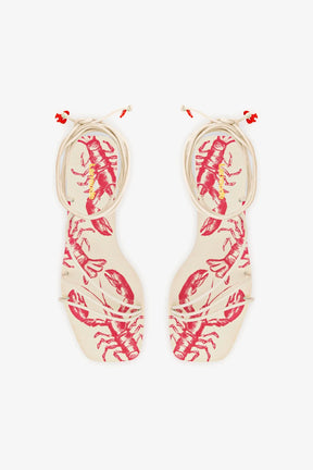 Sandália Flat Nadia Couro Off White