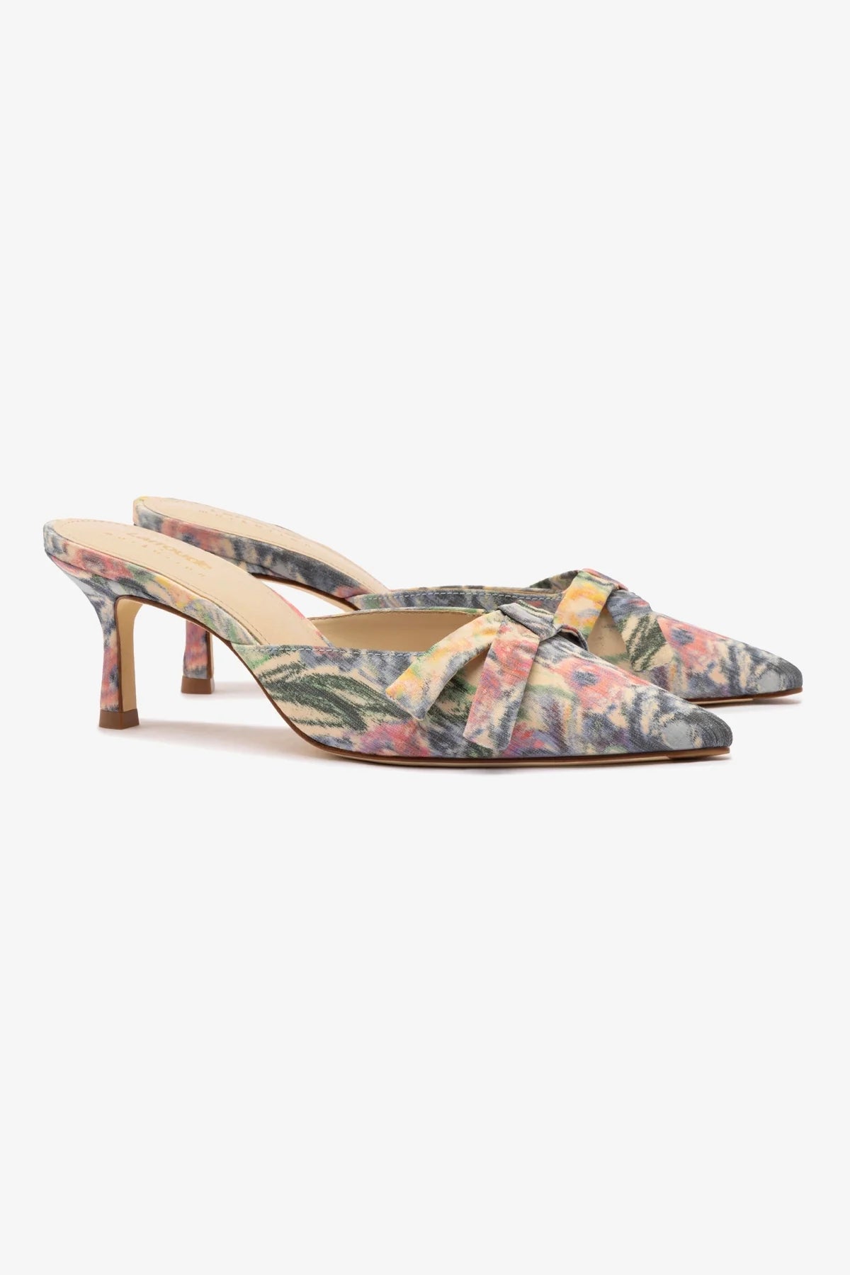Larroudé x Markarian: Mule Jacquard Azul