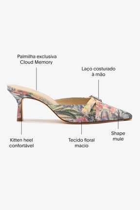 Larroudé x Markarian: Mule Jacquard Azul