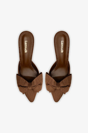 Mini Elle Pump In Cinnamon Fabric