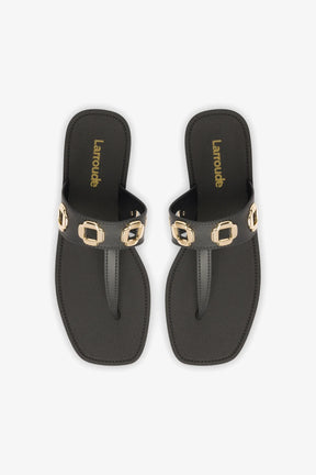 Flat Milan S PVC Preto