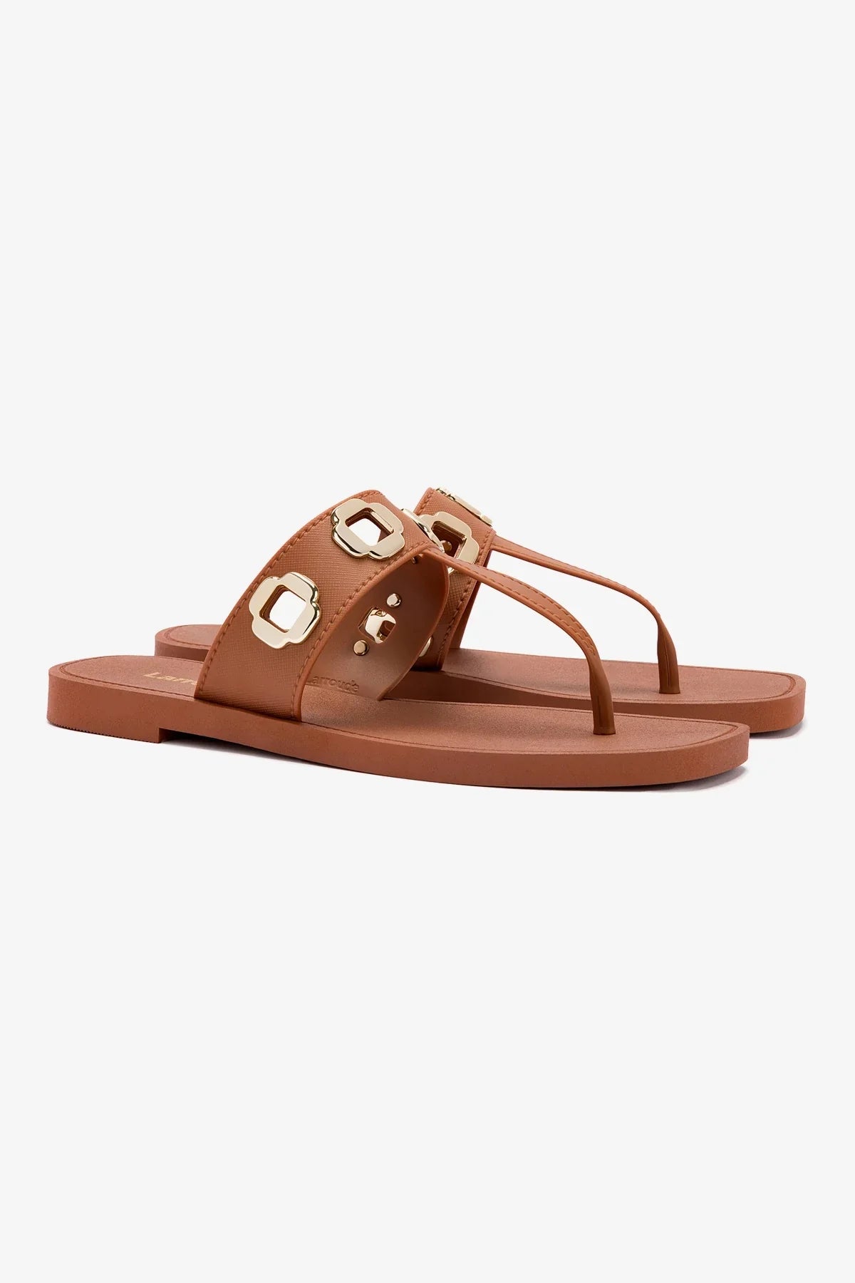 Flat Milan S PVC Caramelo