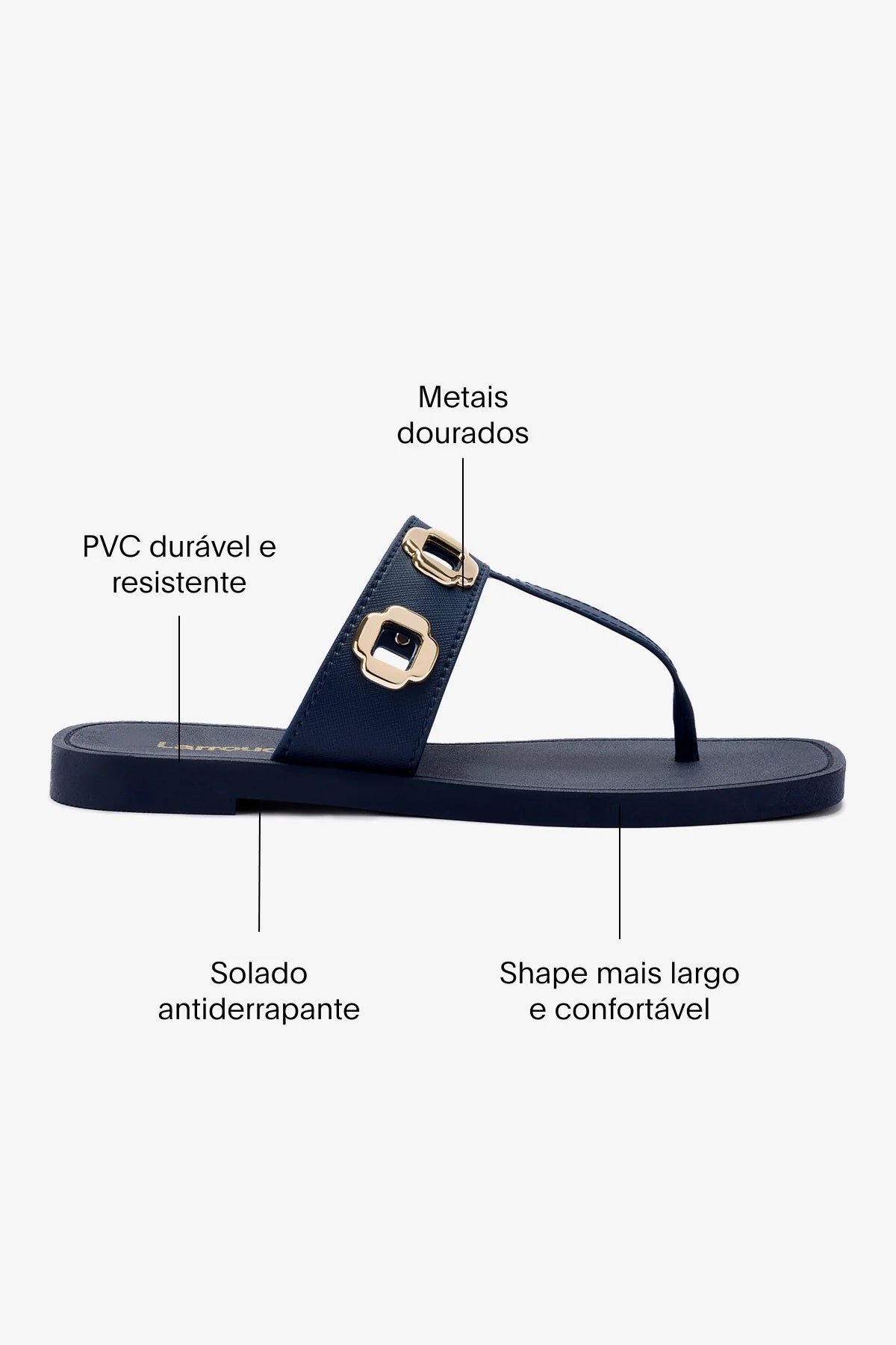 Flat Milan S PVC Azul