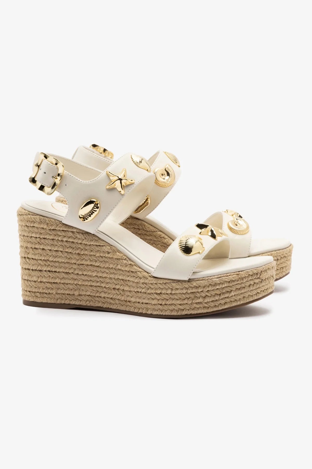 Sandália Madison Couro Off White