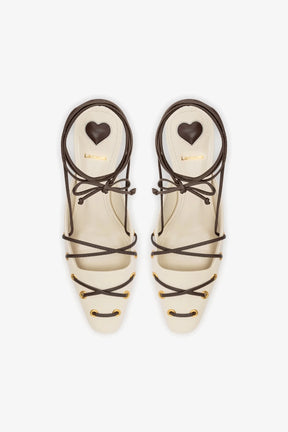 Mule Amarração Amal Couro Off White