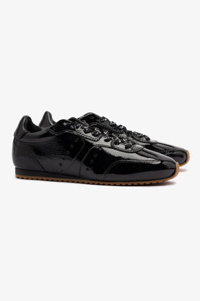Tênis Stella Couro Verniz Preto