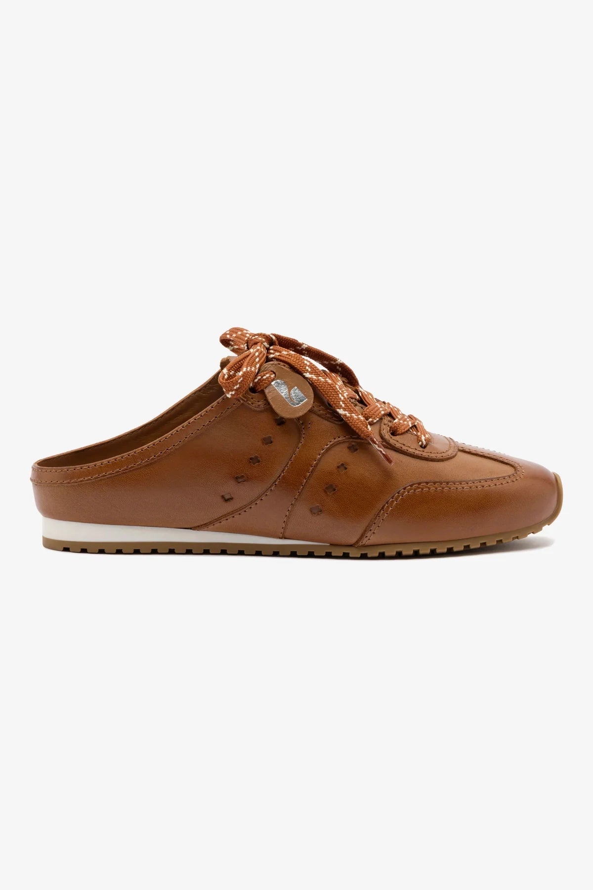 Mule Stella Couro Caramelo