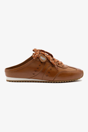 Mule Stella Couro Caramelo