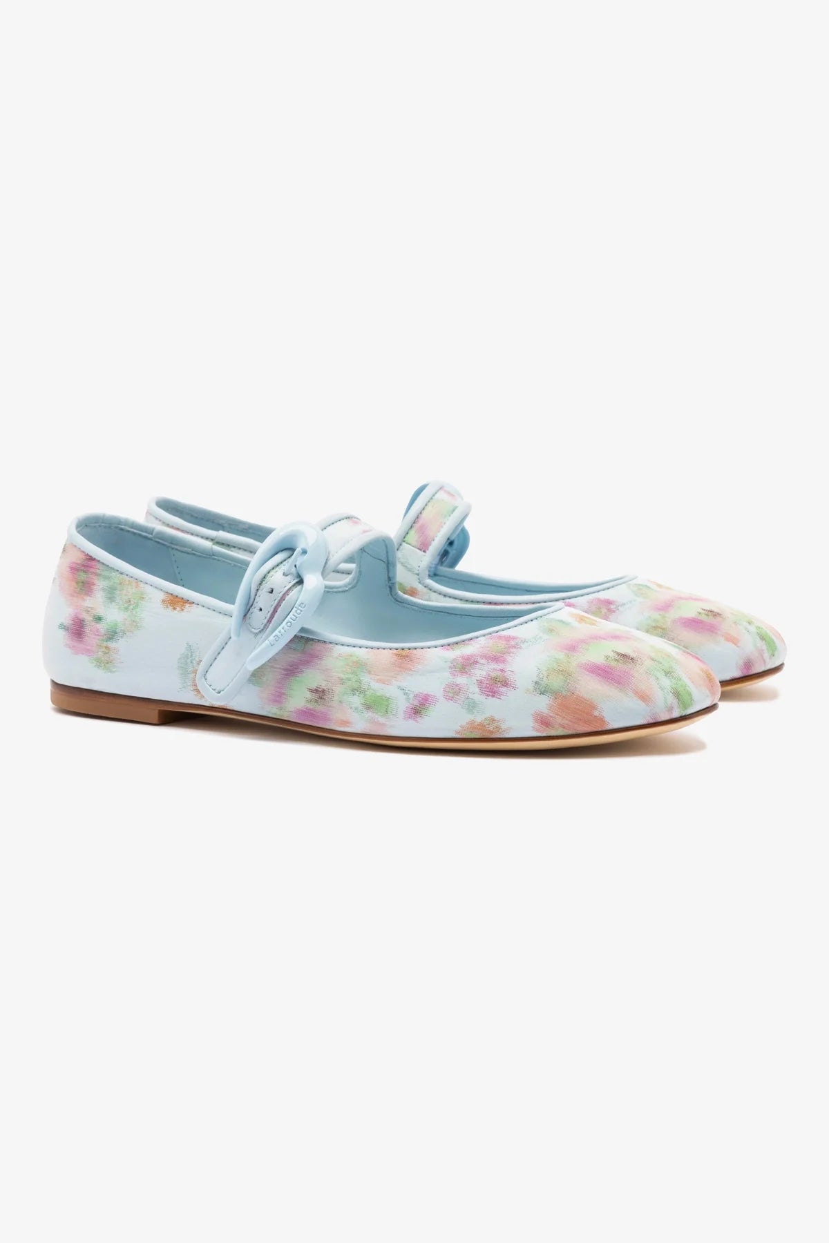 Larroudé x Markarian: Sapatilha Verona Brocado Azul