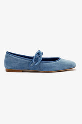 Sapatilha Verona Veludo Azul