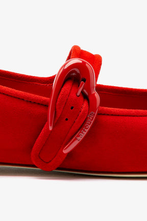 Sapatilha Verona Camurça Vermelho