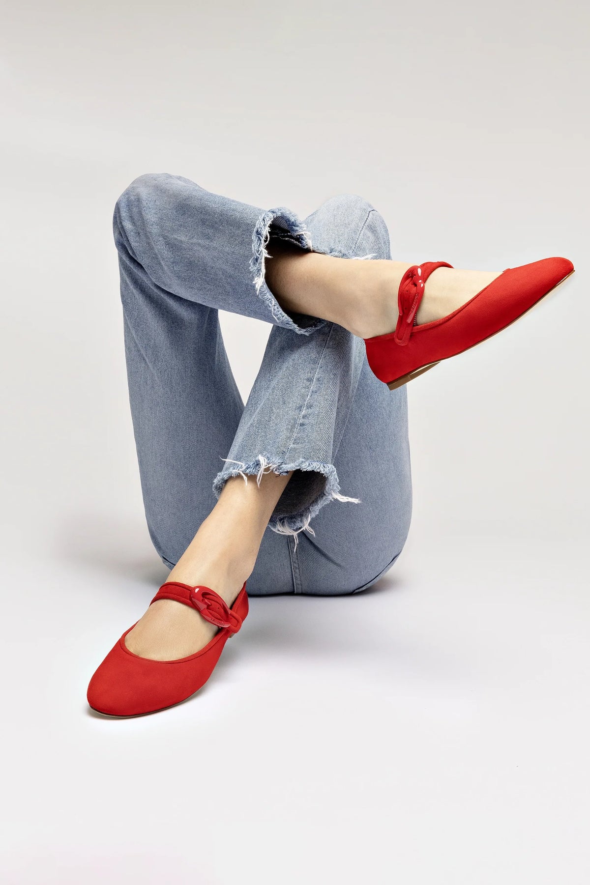 Sapatilha Verona Camurça Vermelho