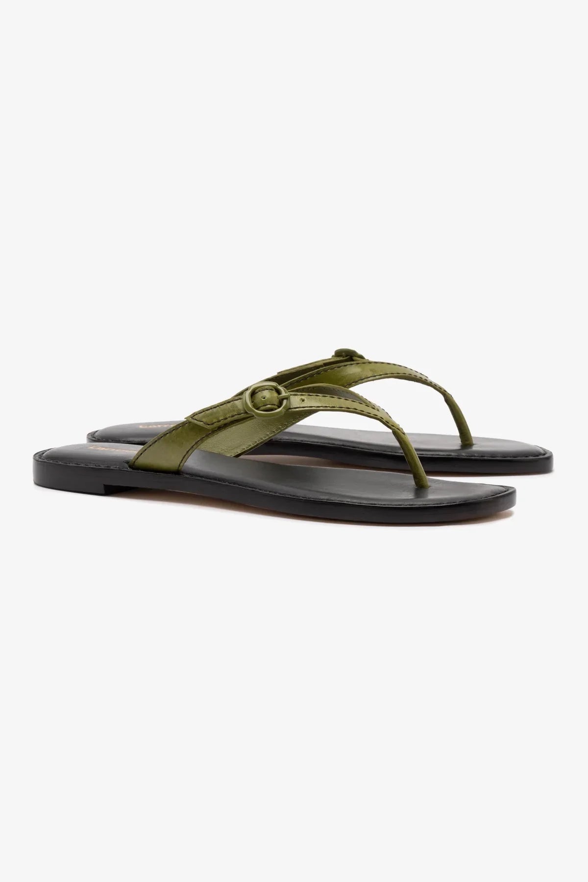 Flat Mary Kate Couro Verde