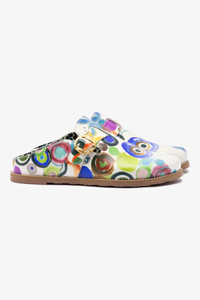Larroudé x Libertine Milan Clog In JH Gouache
