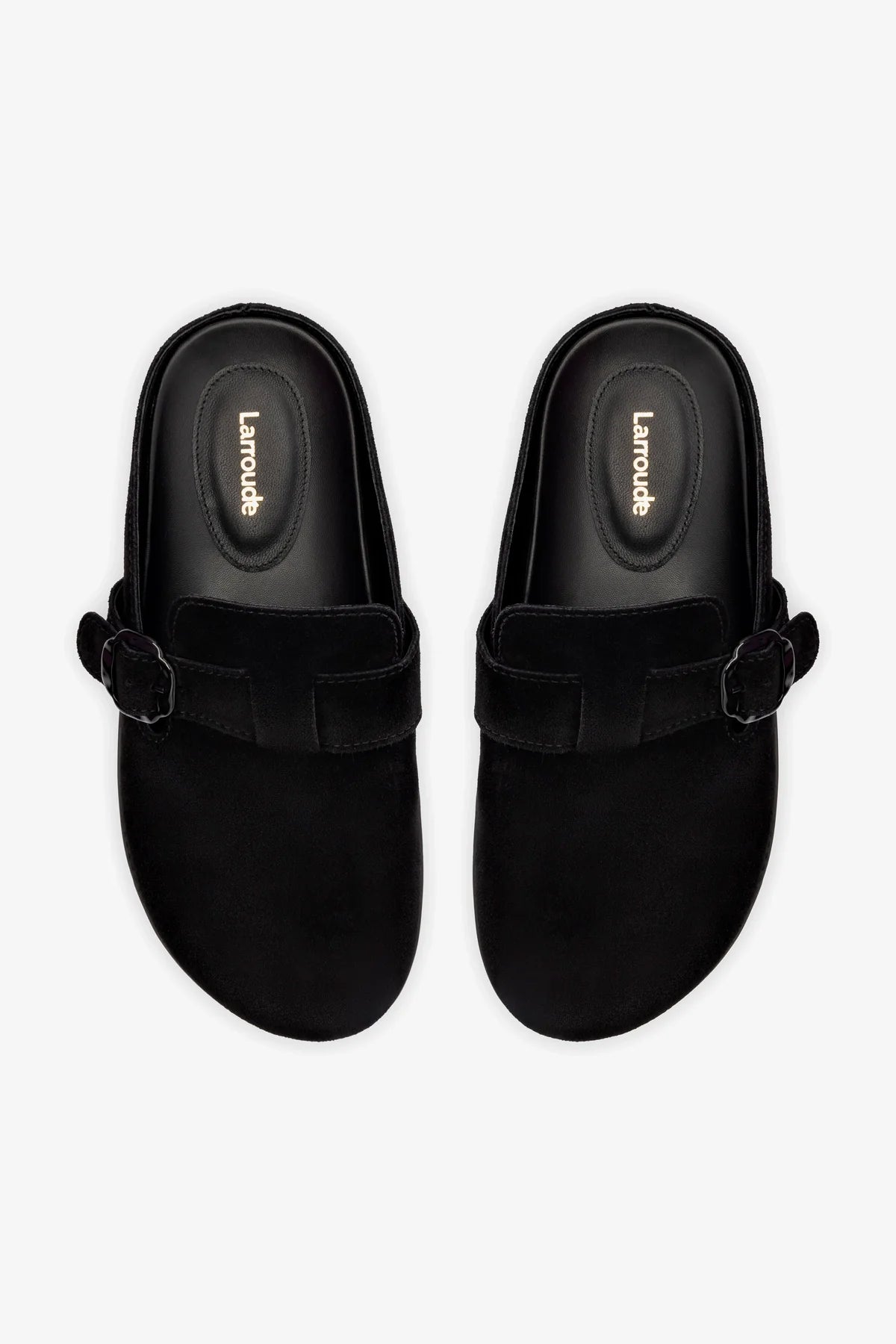 Mule Clog Milan Camurça Preto