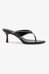 Sandália Gaia Couro Preto