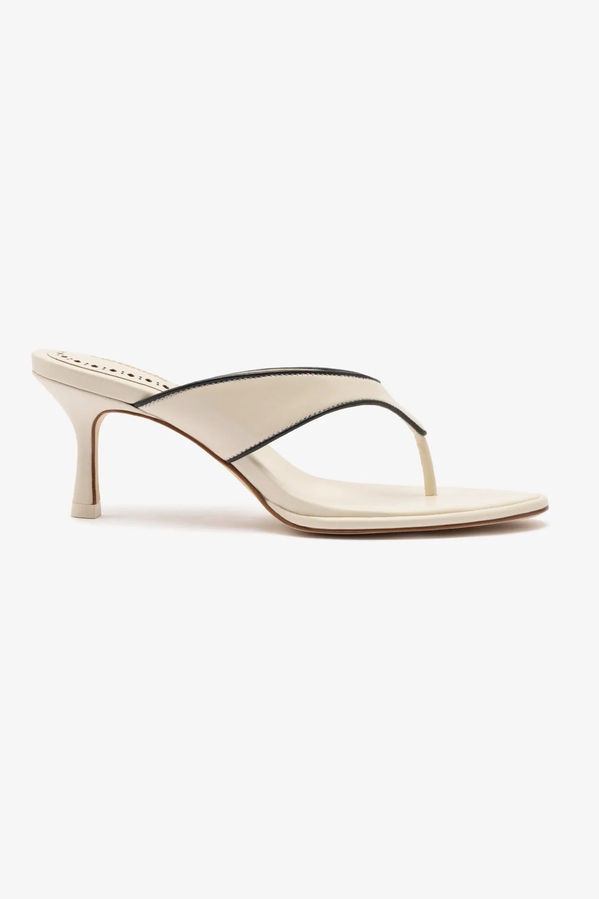 Sandália Gaia Couro Off White