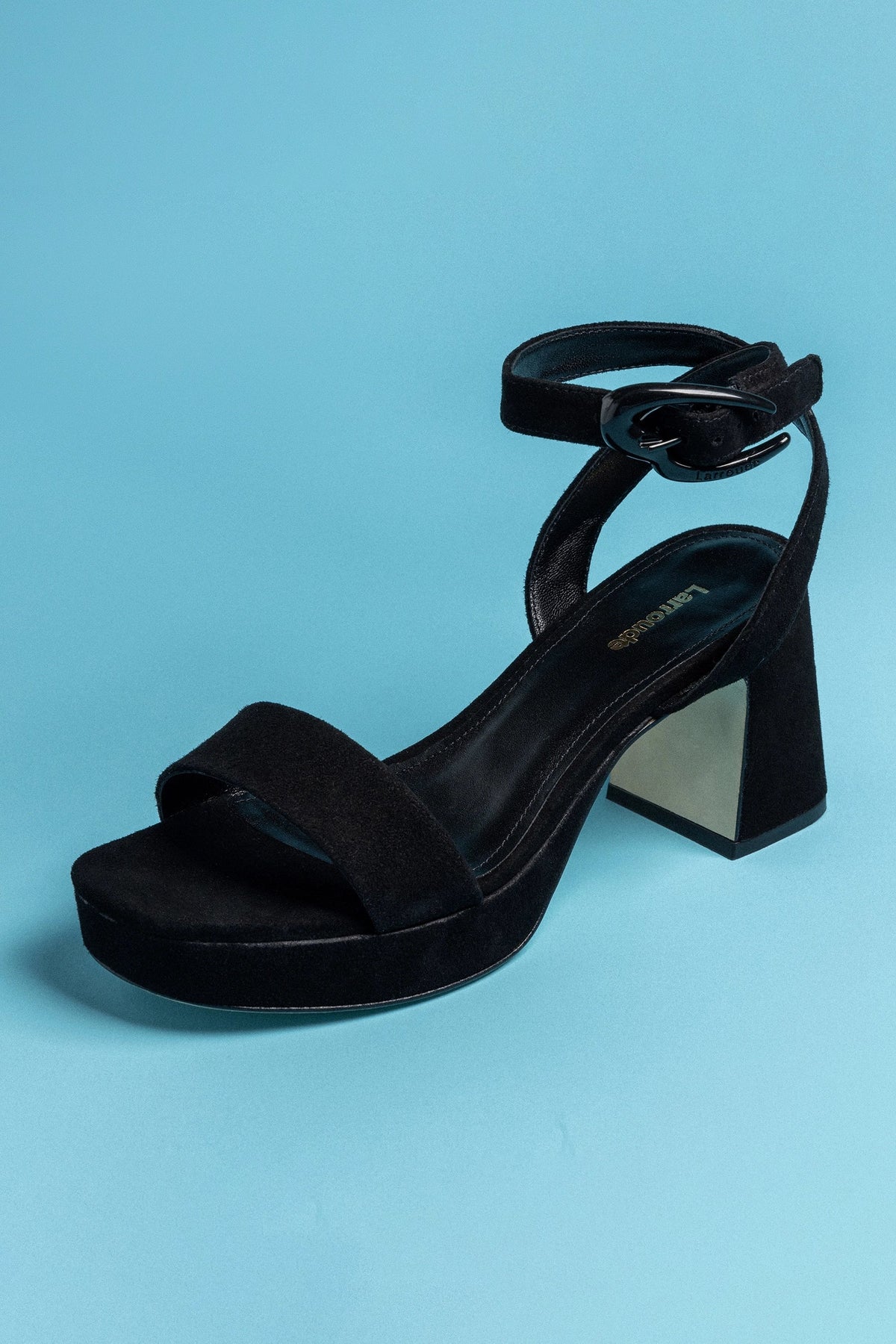 Sandália Dolly Verona Low Camurça Preto
