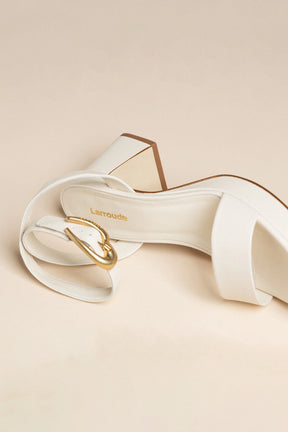 Sandália Dolly Verona Low Couro Off White