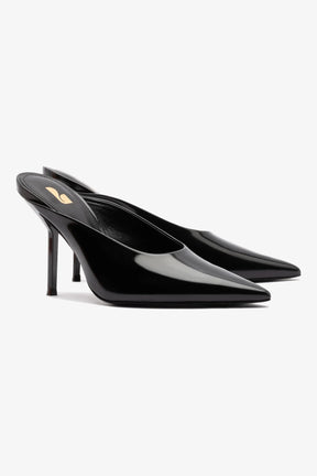 Mule Lova Couro Preto