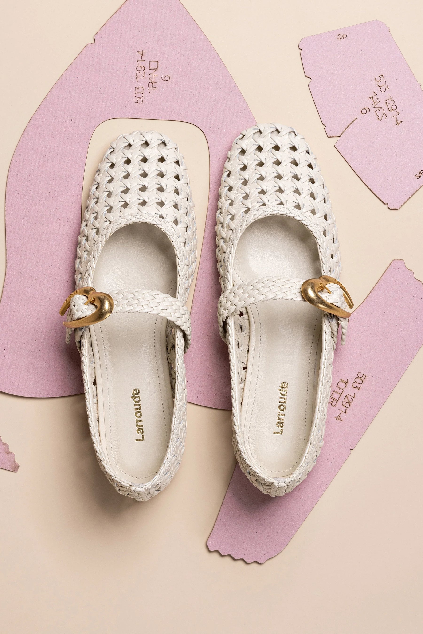 Sapatilha Verona New Macramê Couro Off White