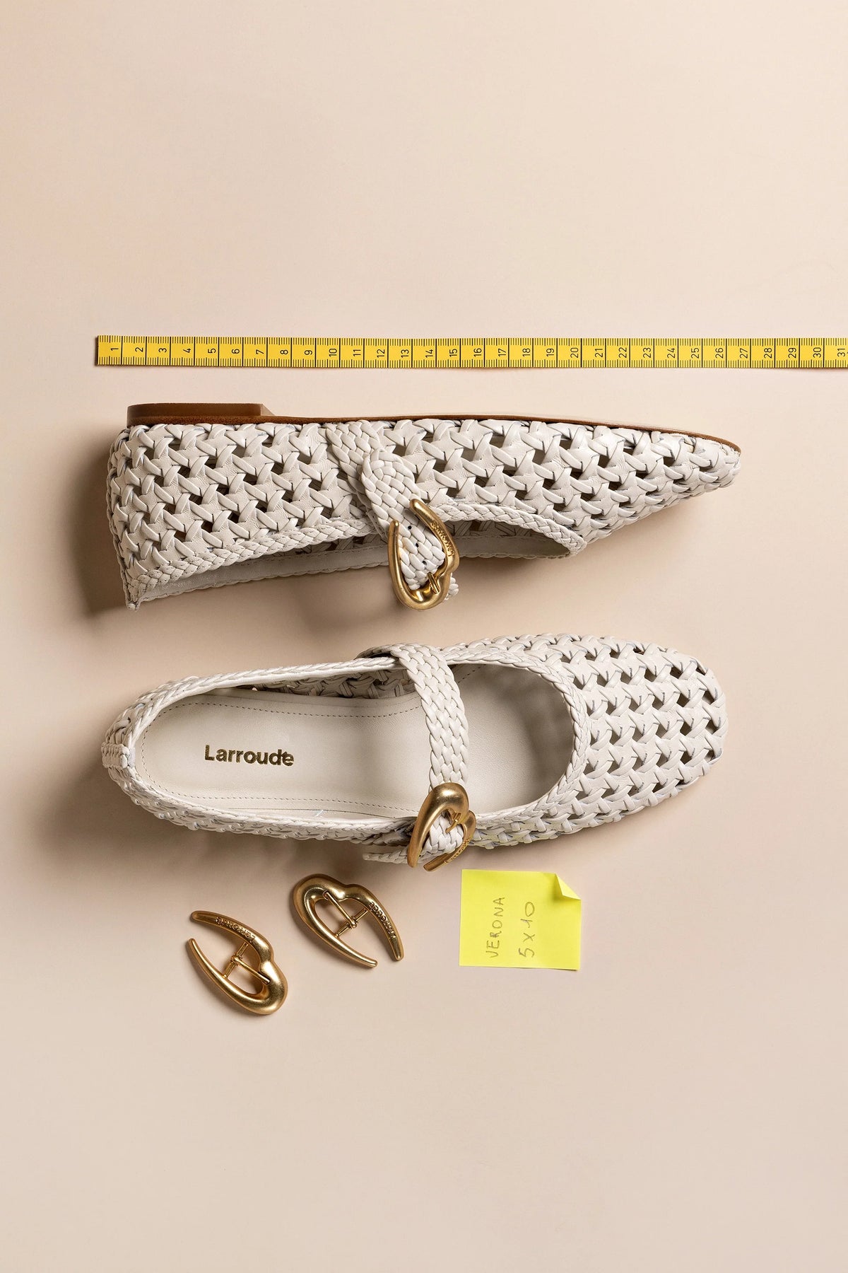 Sapatilha Verona New Macramê Couro Off White