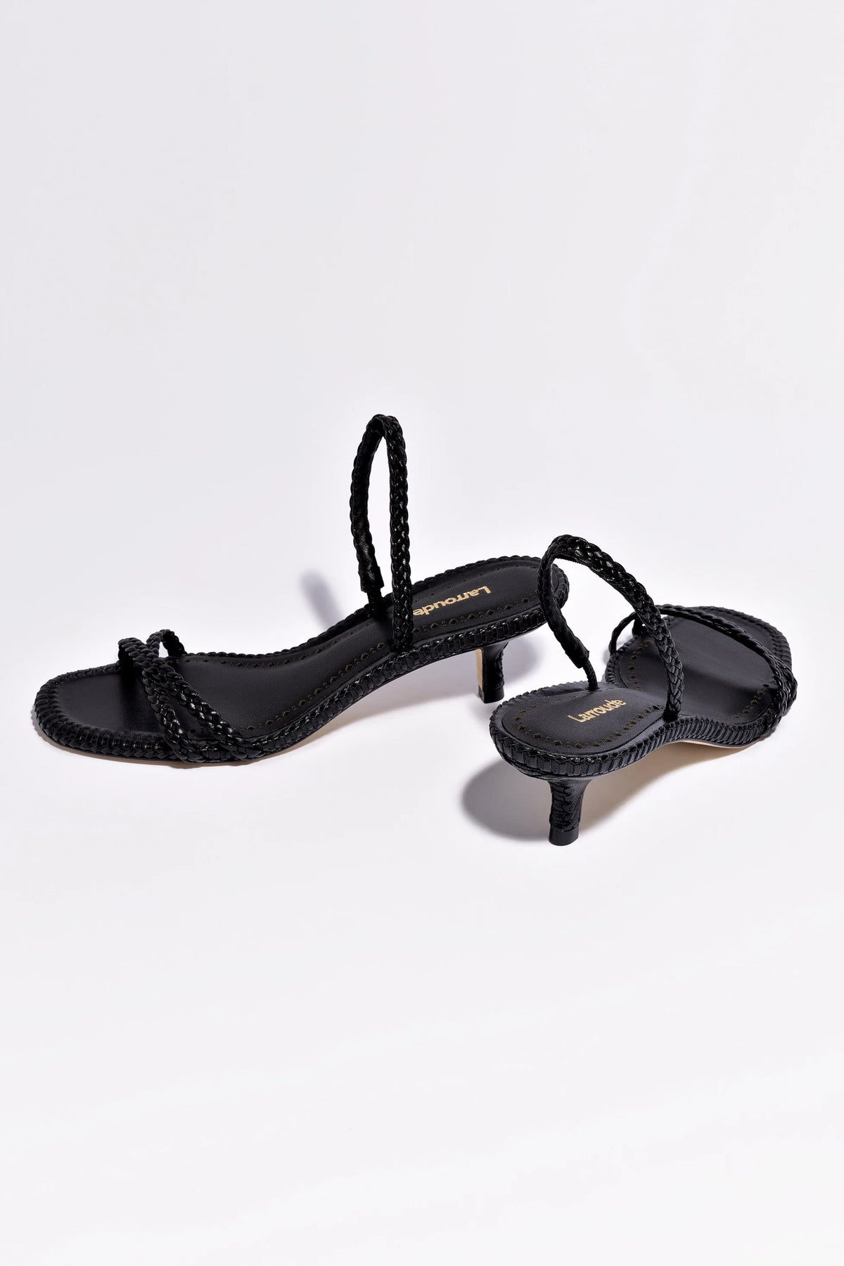 Sandália Annie Mini Couro Preto