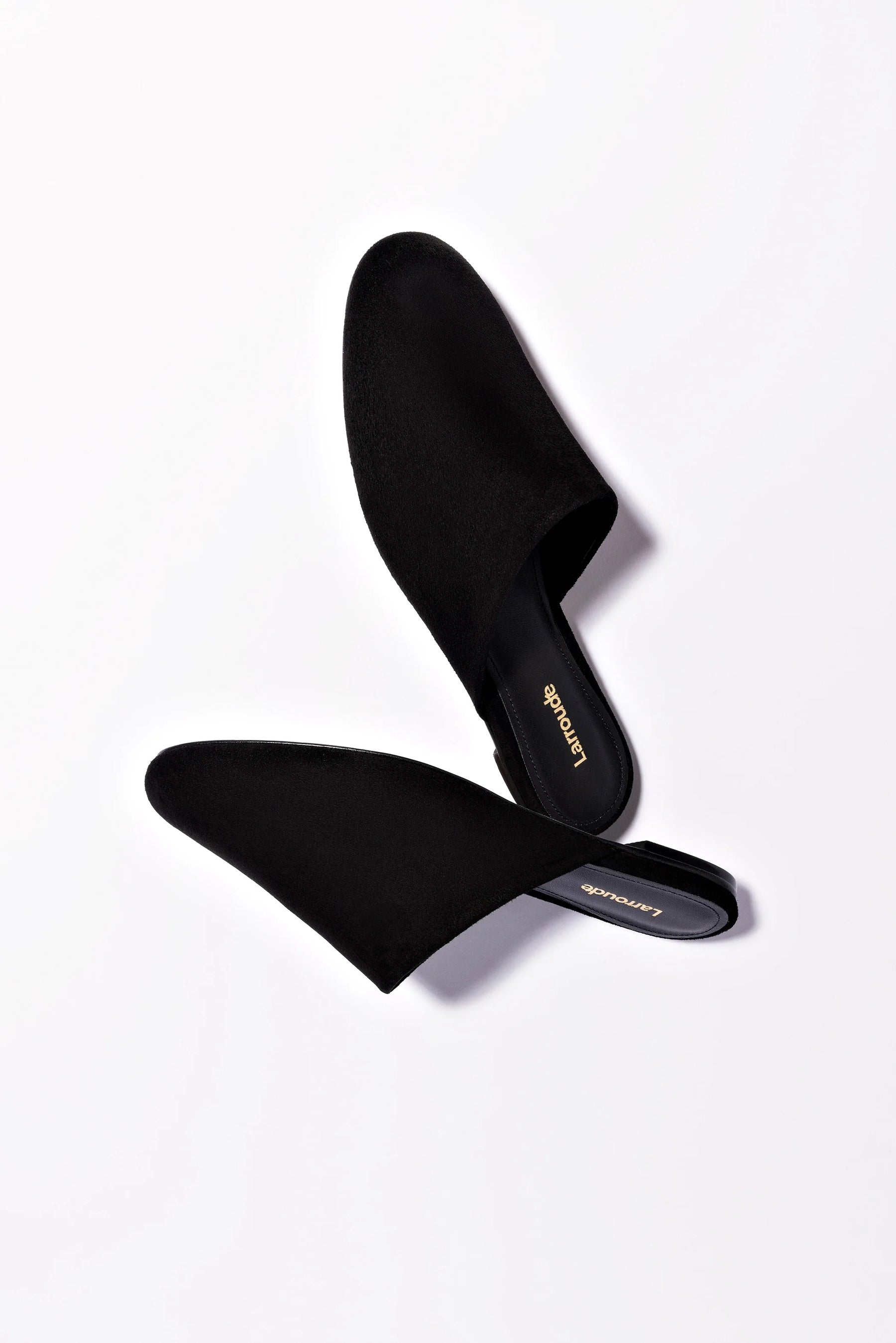 Mule Flat Venice e Clutch Camurça Preto