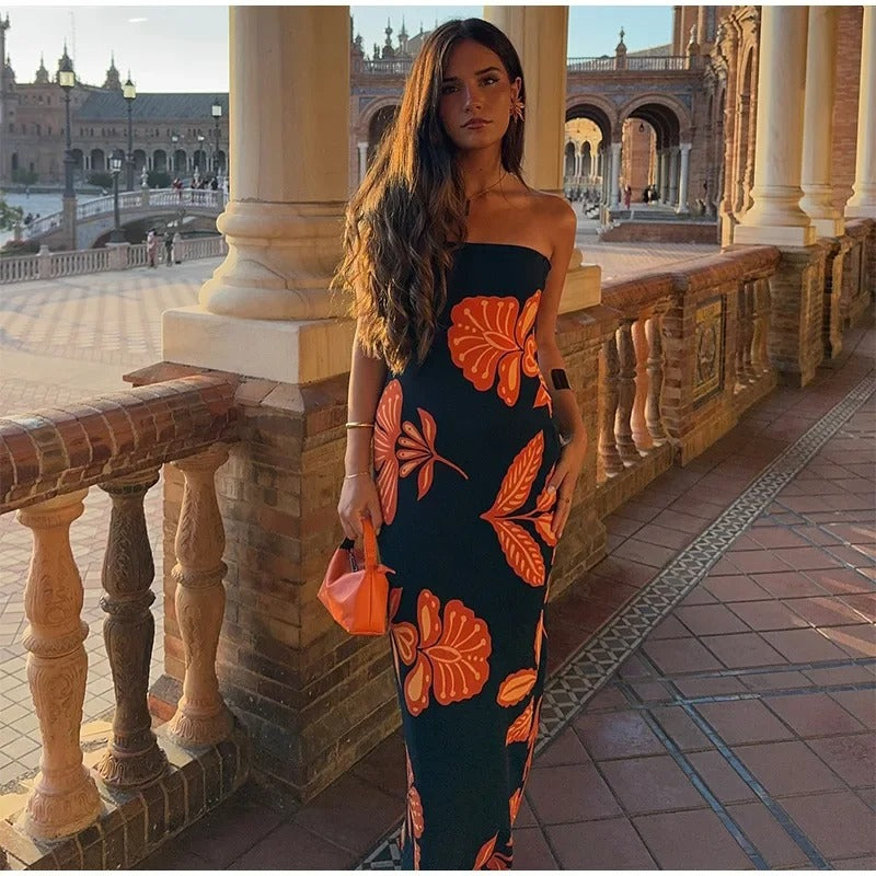 Vestido Feminino Sem Alça Soltinho - Halina