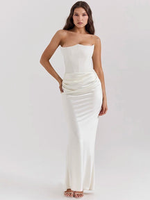 Vestido Elegante Midi Corset - Eduarda