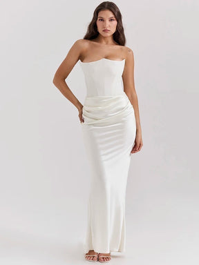 Vestido Elegante Midi Corset - Eduarda