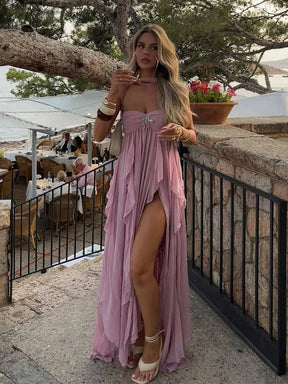 Vestido Plissado Soltinho – Lola