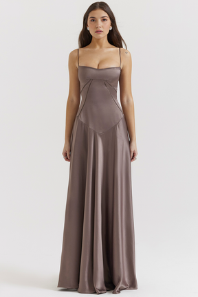 Vestido Acetinado Elegante - Maisa