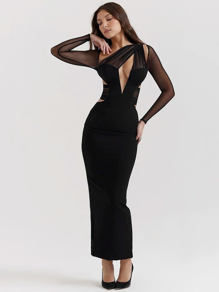 Vestido Elegante Decote - Barbara